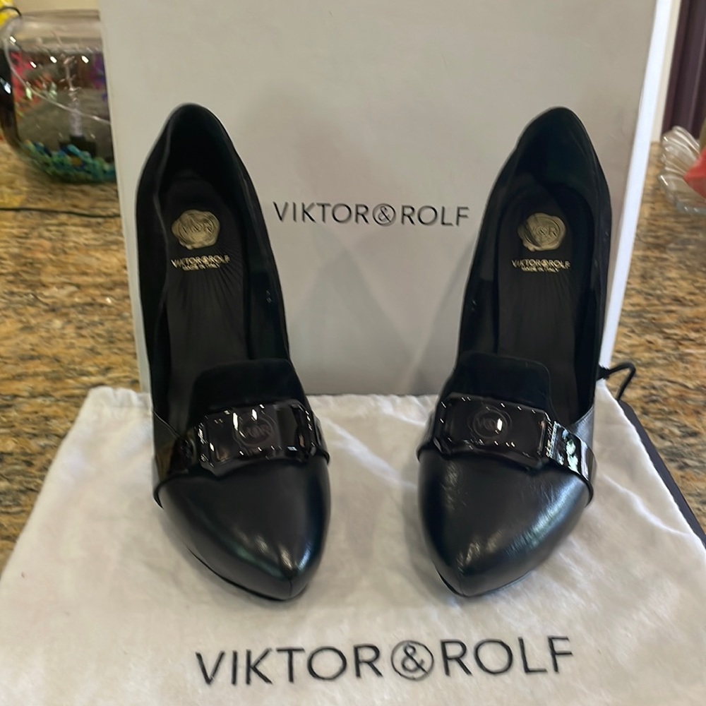 Viktor & Rolf high heels Black size 39.